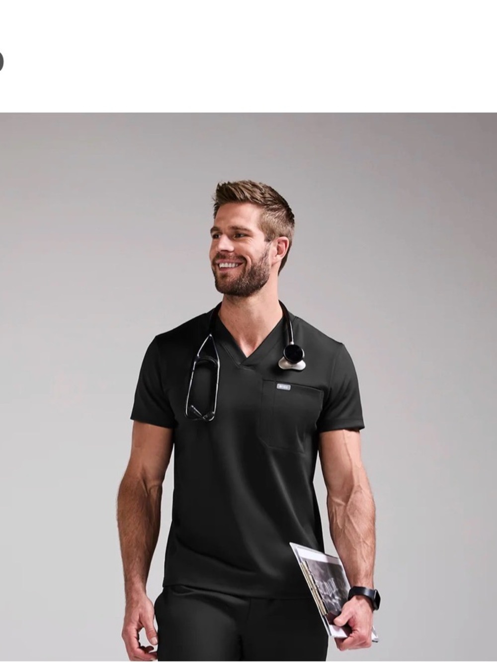 Logan FORMx Slim V-Neck Scrub Top
